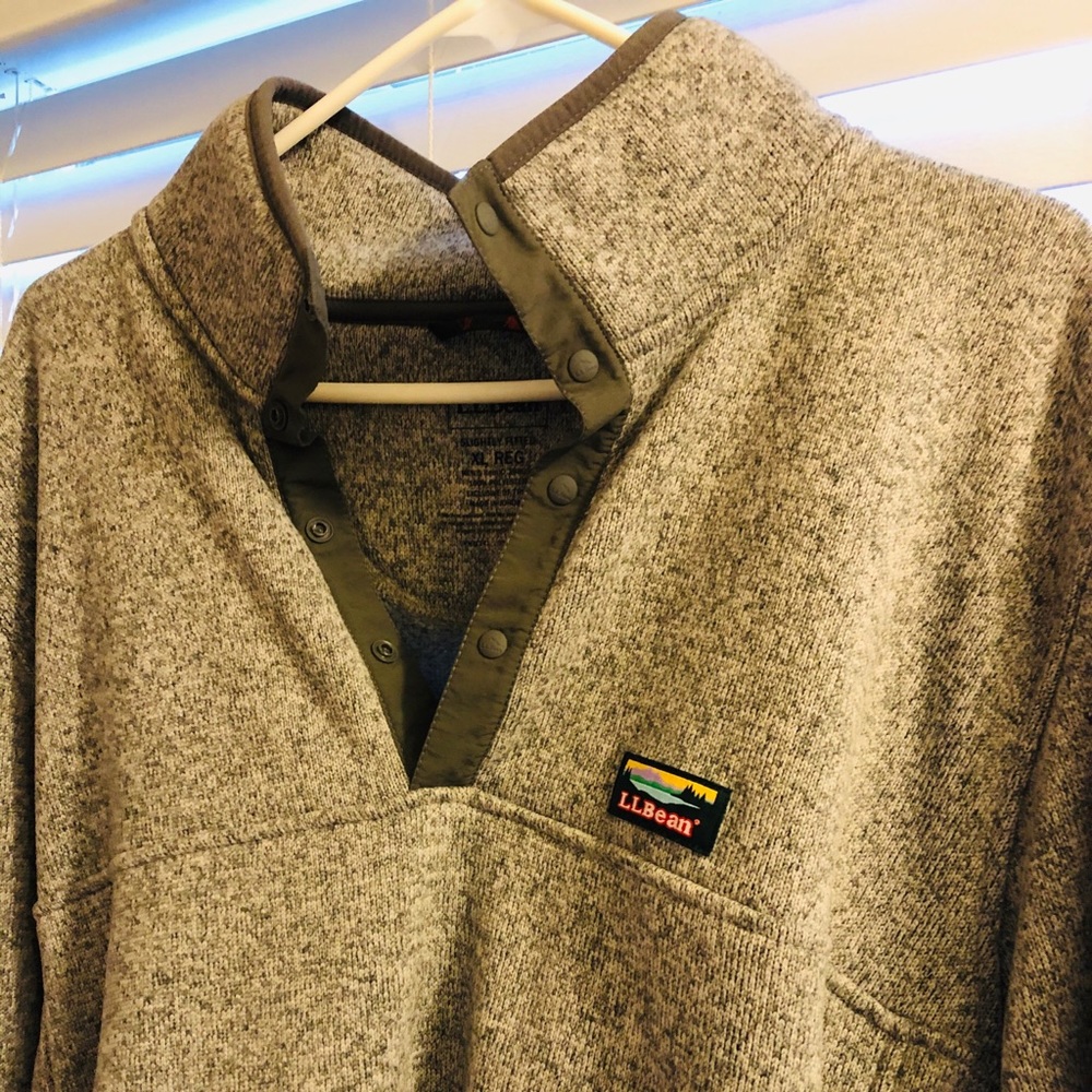 LL Bean sweeter fleece pullover